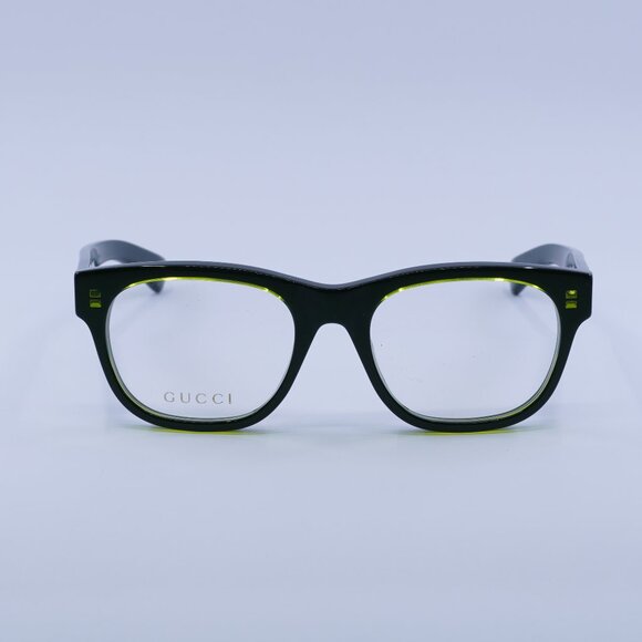 Gucci GG1796O 004 Eyeglasses Green 52mm Square Frame - Picture 2 of 10